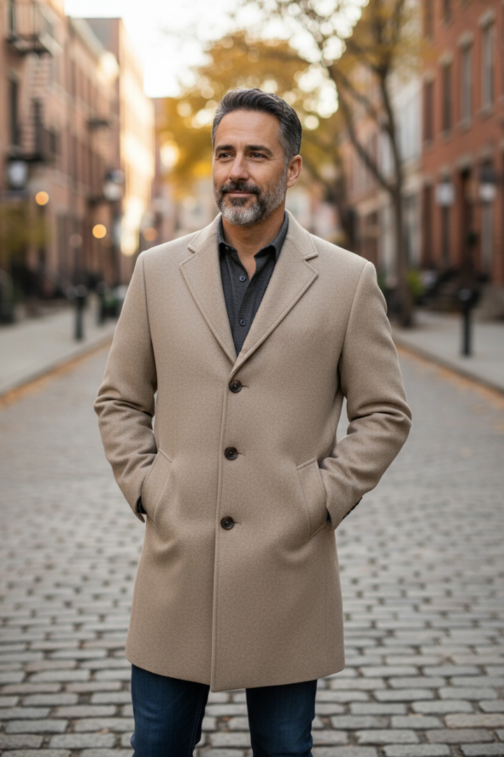 Au Noir Coat | Klamath Oatmeal