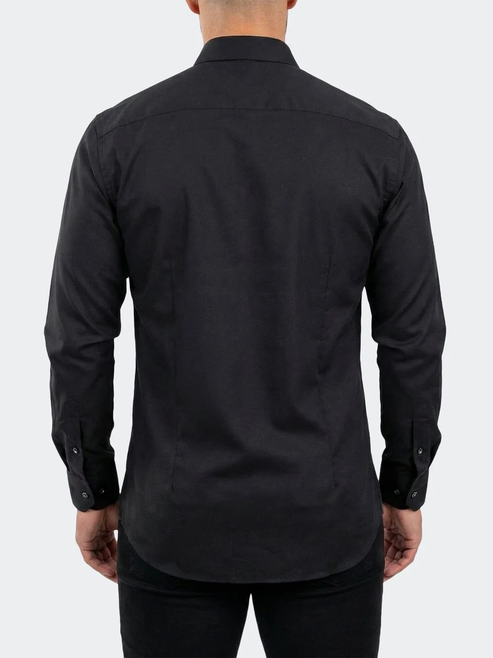 Maceoo Stretch Shirt | Einstein Dress Shirt LS Stretch Unknown3025 Black