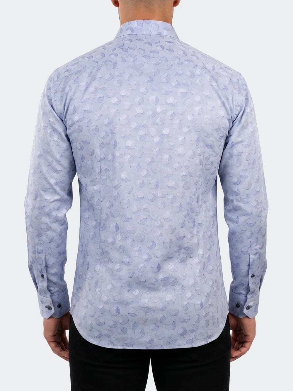 Maceoo Shirt | Fibonacci Dress Shirt LS Woven Unknown0046 Grey