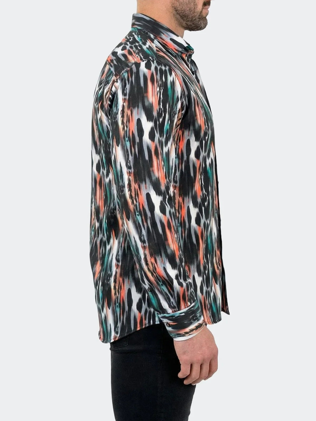 Maceoo Shirt | Fibonacci Dress Shirt LS Woven Unknown0215 Black