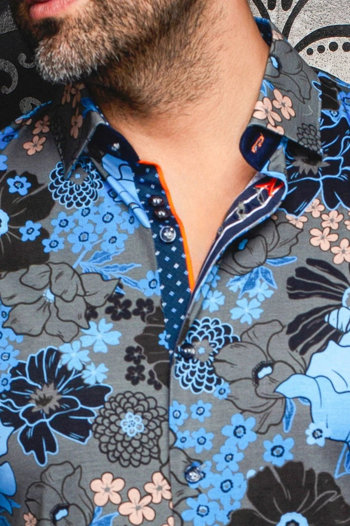 Au Noir Stretch Shirt | Ambrosia Olive