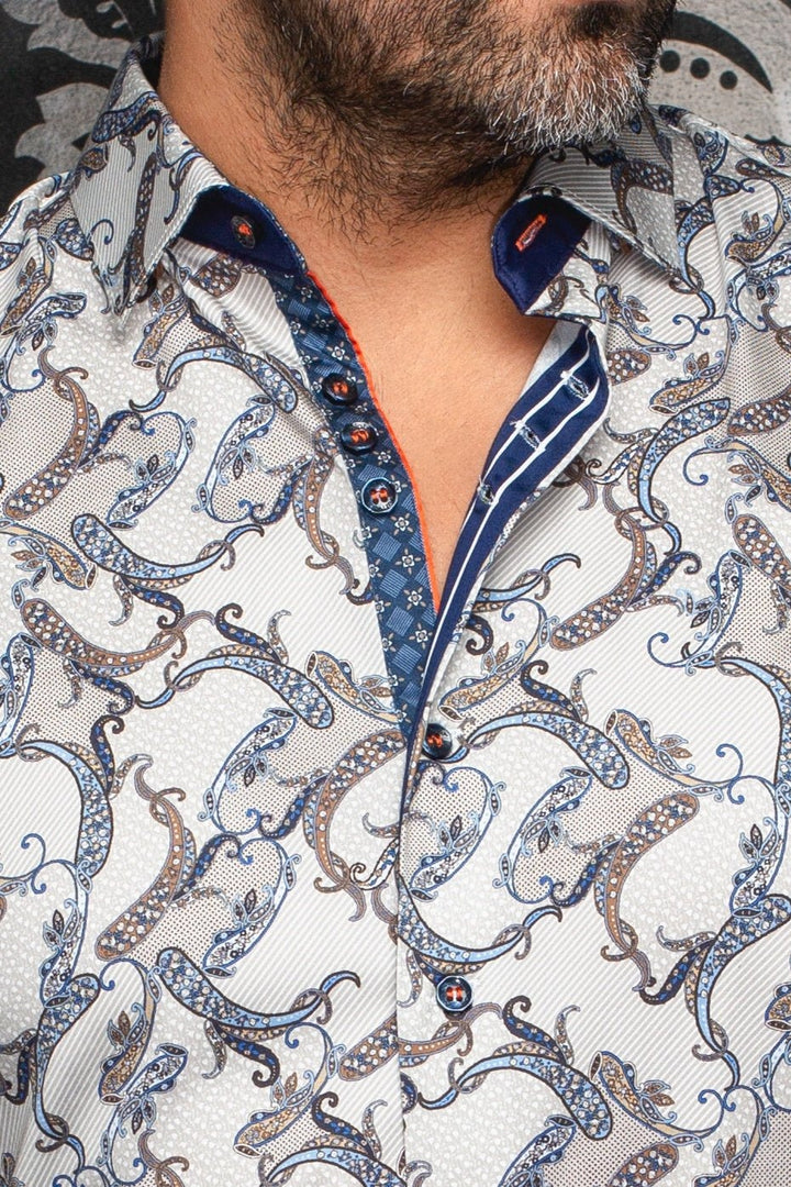 Au Noir Stretch Shirt | Mirage Stone