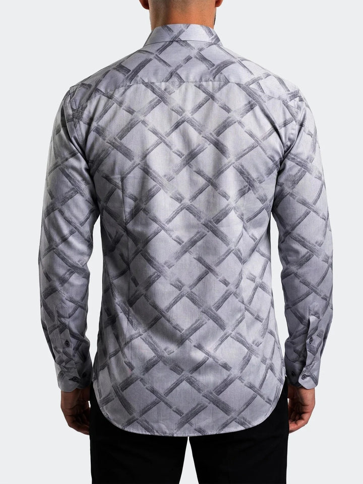 Maceoo Shirt | Fibonacci Dress Shirt LS Woven Unknown0057 Grey