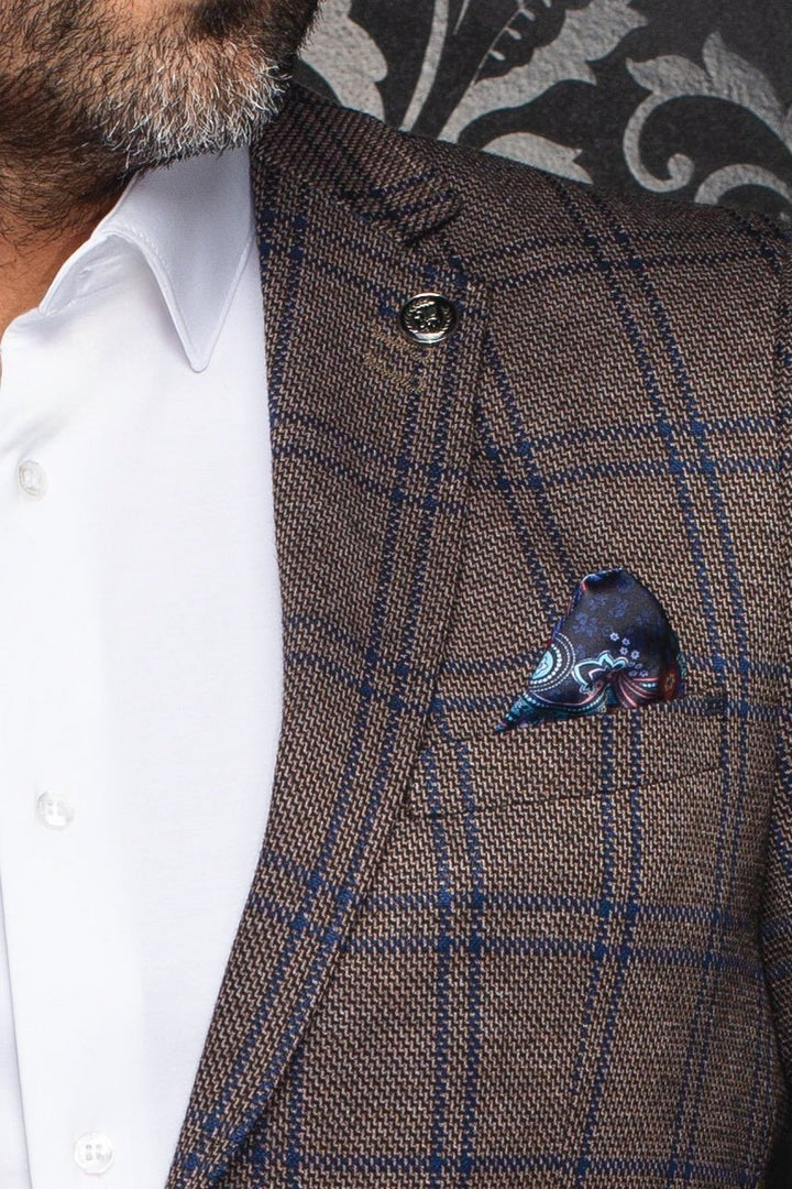 Au Noir Stretch Blazer | Blazer Brosnan Tobacco