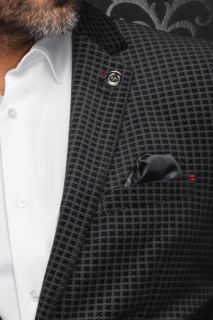 Au Noir Stretch Blazer | Blazer Hemsworth Black