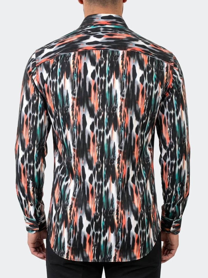 Maceoo Shirt | Fibonacci Dress Shirt LS Woven Unknown0215 Black