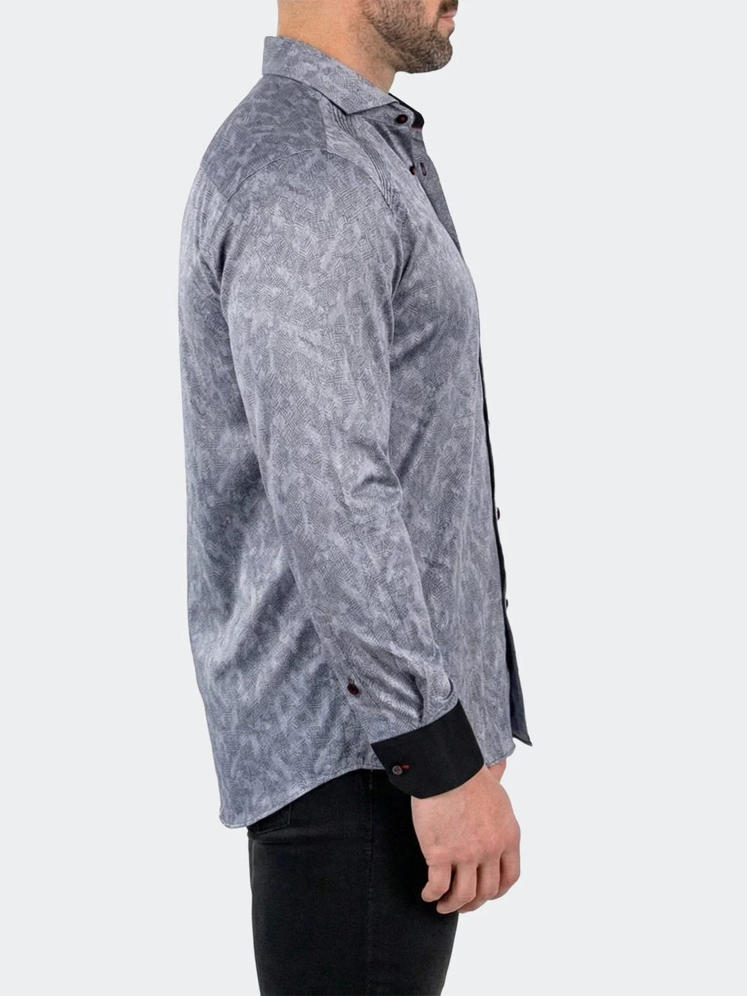 Maceoo Shirt | General Dress Shirt LS Woven Unknown0012 Grey