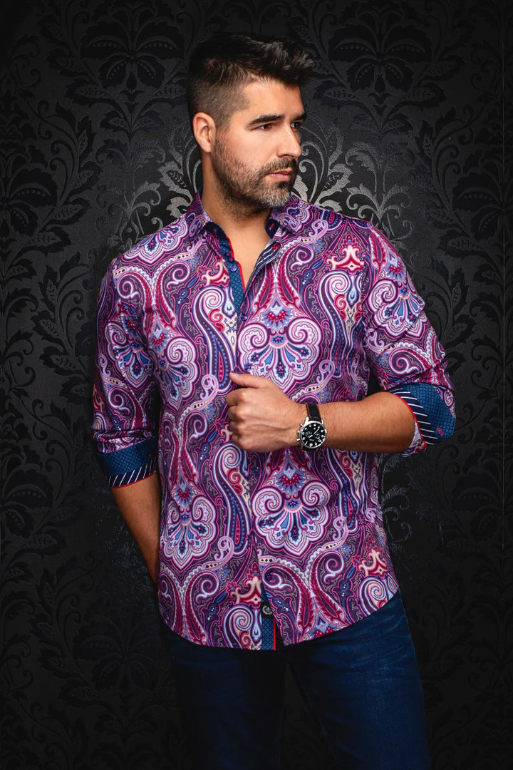 Au Noir Stretch Shirt | Mistwood Purple
