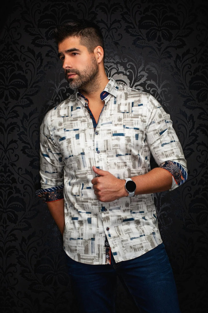 Au Noir Stretch Shirt | Brooklyn Stone