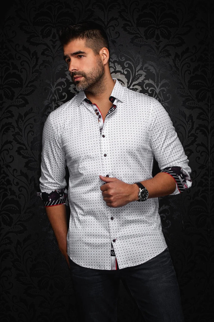 Au Noir Stretch Shirt | Genesis White Gold