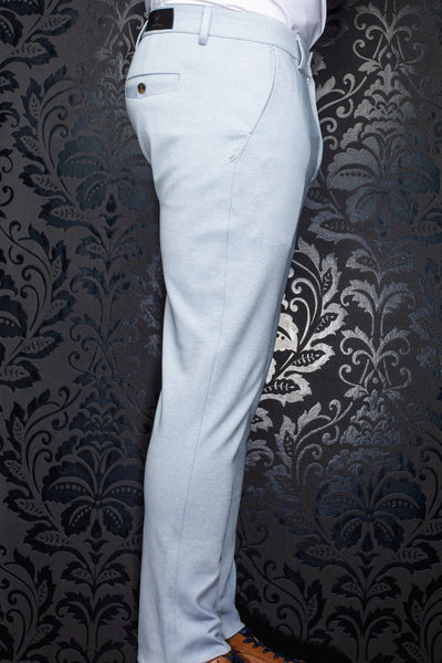 Au Noir Dressy Stretch Pant | Kael-Beretta Blue
