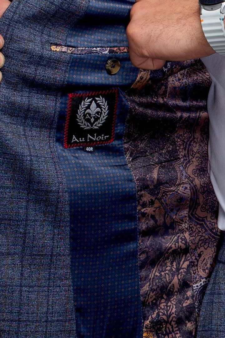 Au Noir Stretch Blazer | Blazer Fiennes Denim