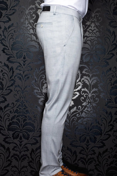 Au Noir Dressy Stretch Pant | Liam-Beretta Grey