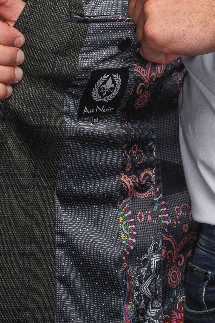 Au Noir Stretch Blazer | Blazer Brosnan Olive