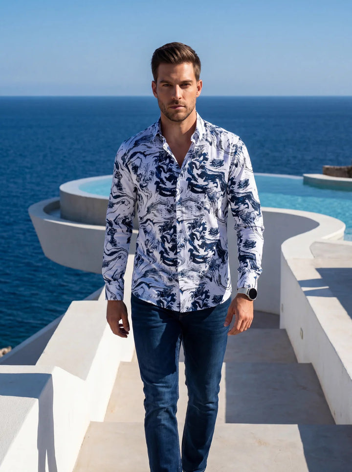 Thomas White Blue [Size 3XL/7]