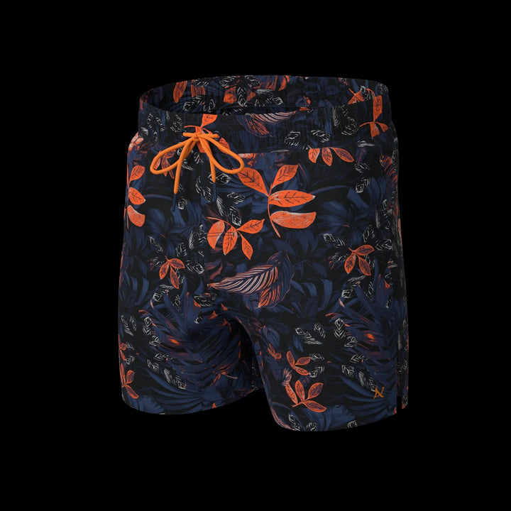 Au Noir Stretch Swimwear | Bernier Navy Orange