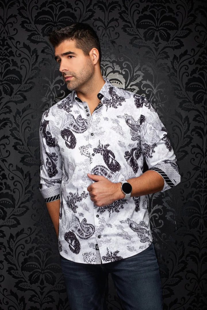 Au Noir Stretch Shirt | Dawnstone Black