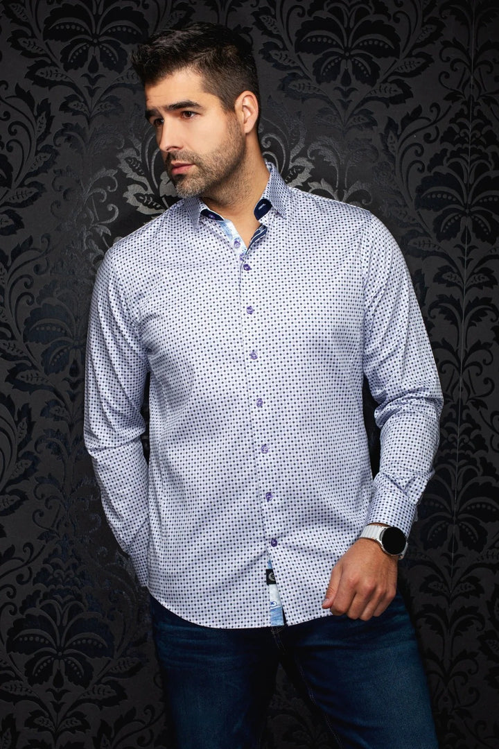 Au Noir Stretch Shirt | Sabah Lavender