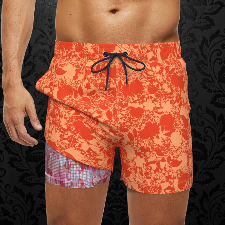 Au Noir Stretch Swimwear | Aisen Orange