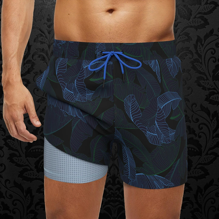 Au Noir Stretch Swimwear | Dortona Black Green