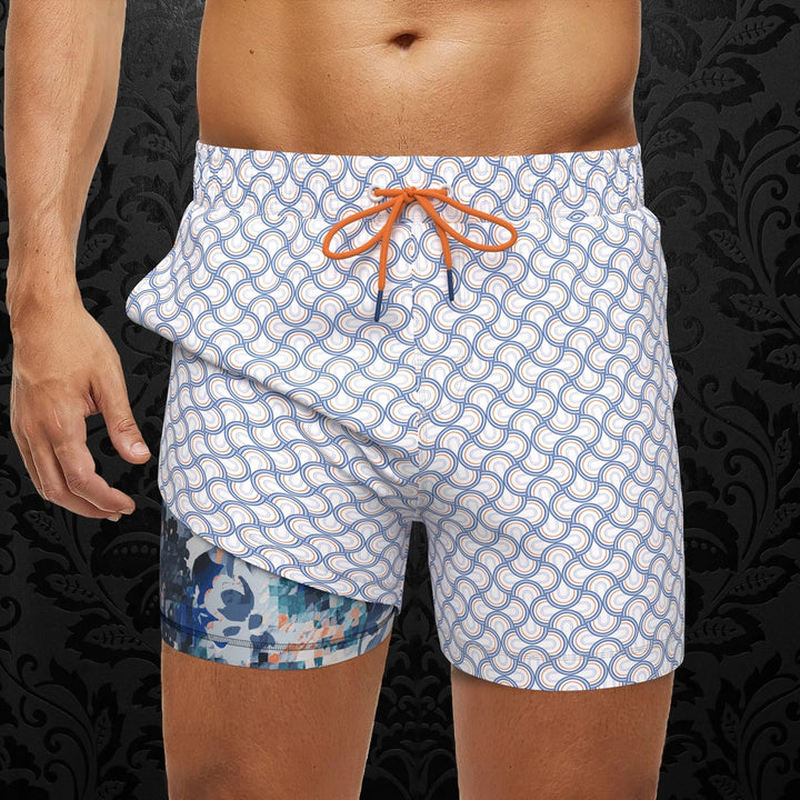 Au Noir Stretch Swimwear | Manaudou White Multi