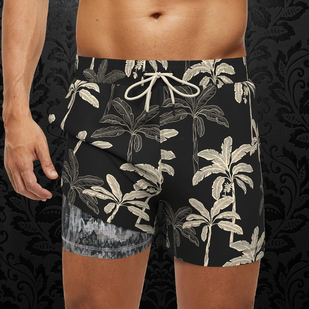 Au Noir Stretch Swimwear | Lobue Black Stone