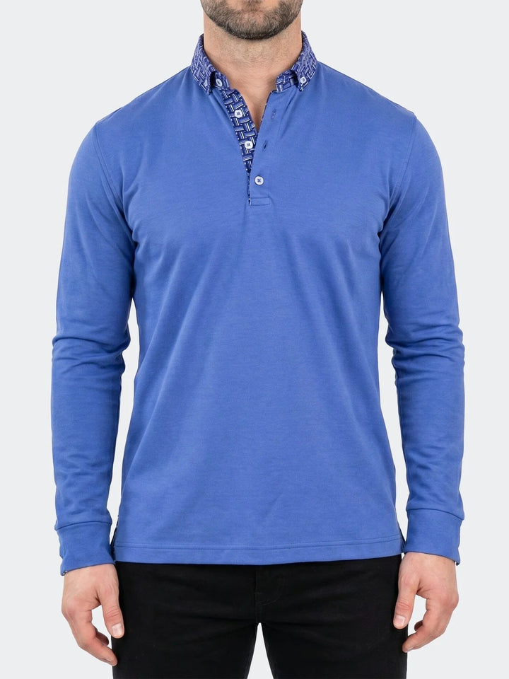 Maceoo Stretch Polos | Polo Newton Unknown021 Blue