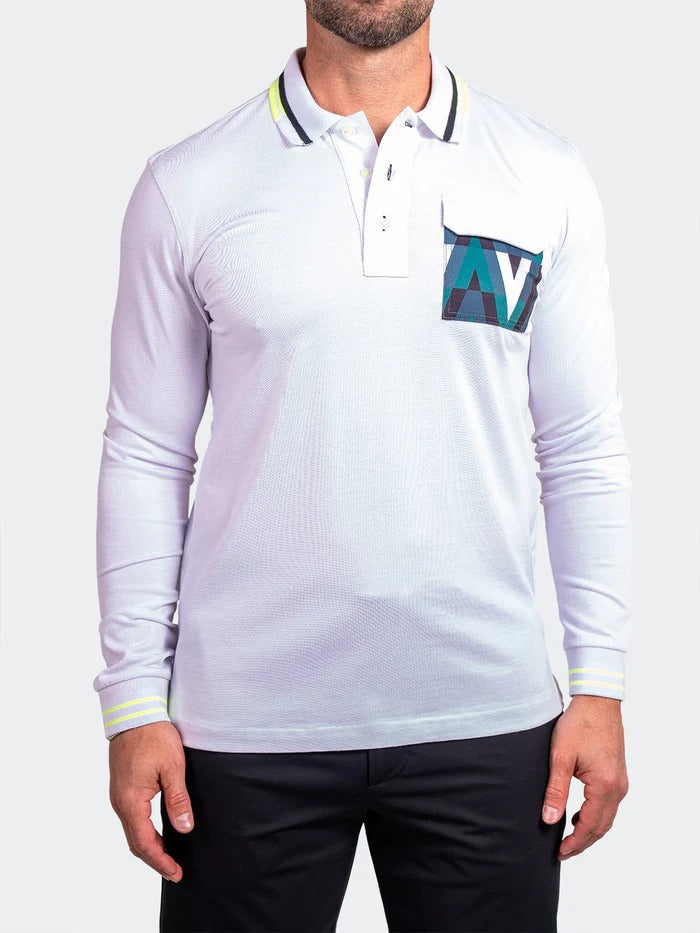 Maceoo Stretch Polos | Polo TipAscension0082 White