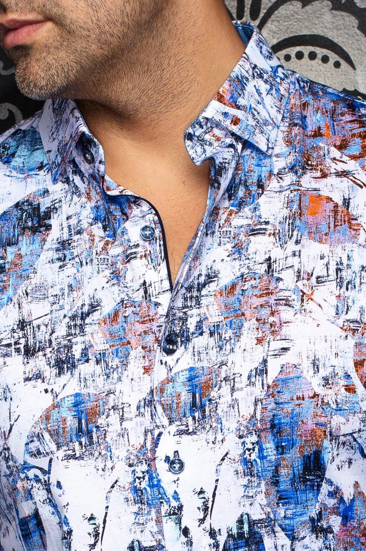 Au Noir Stretch Shirt | Ray White Multi