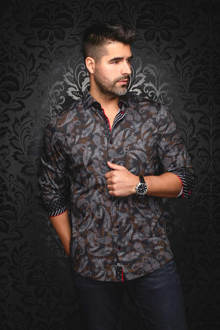 Au Noir Stretch Shirt | Vesper Black