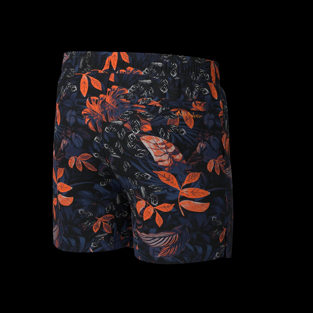 Au Noir Stretch Swimwear | Bernier Navy Orange