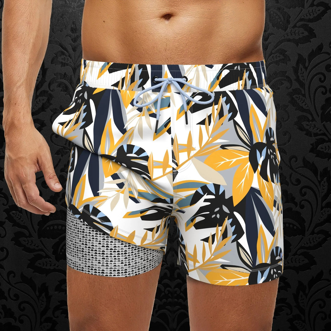 Au Noir Stretch Swimwear | Kahiau Gold