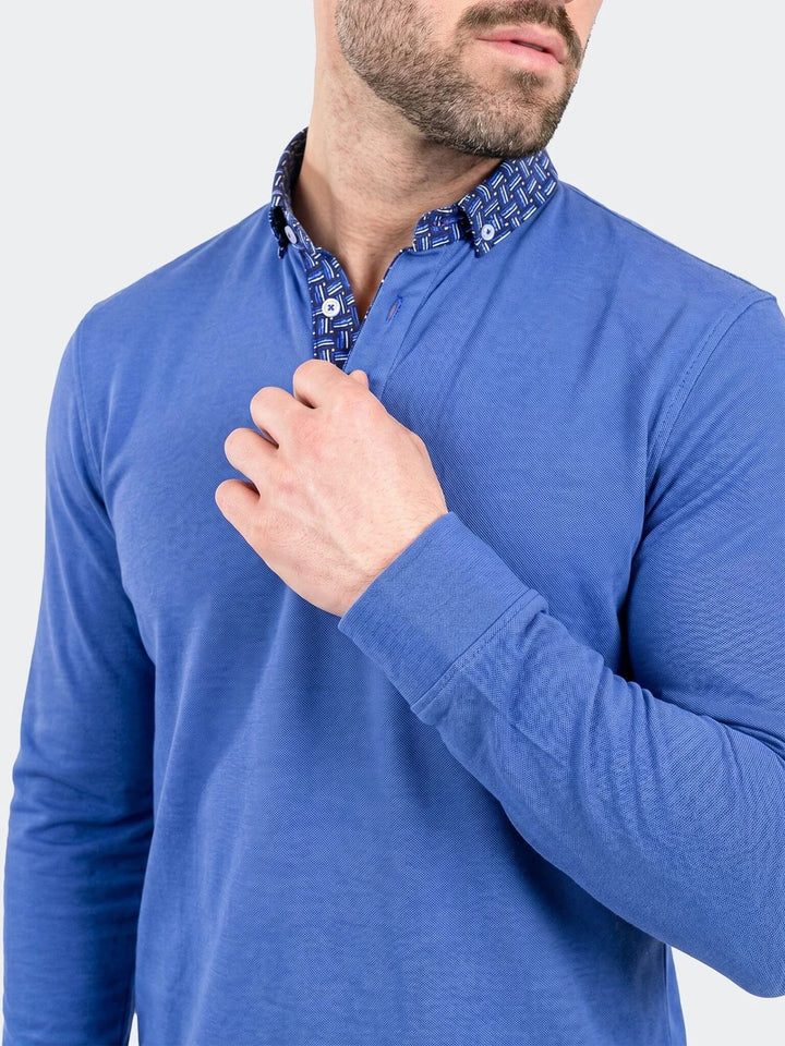 Maceoo Stretch Polos | Polo Newton Unknown021 Blue
