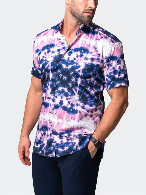 Short Sleeve Galileo TieDyeStars Bluei [Size 3XL/7]