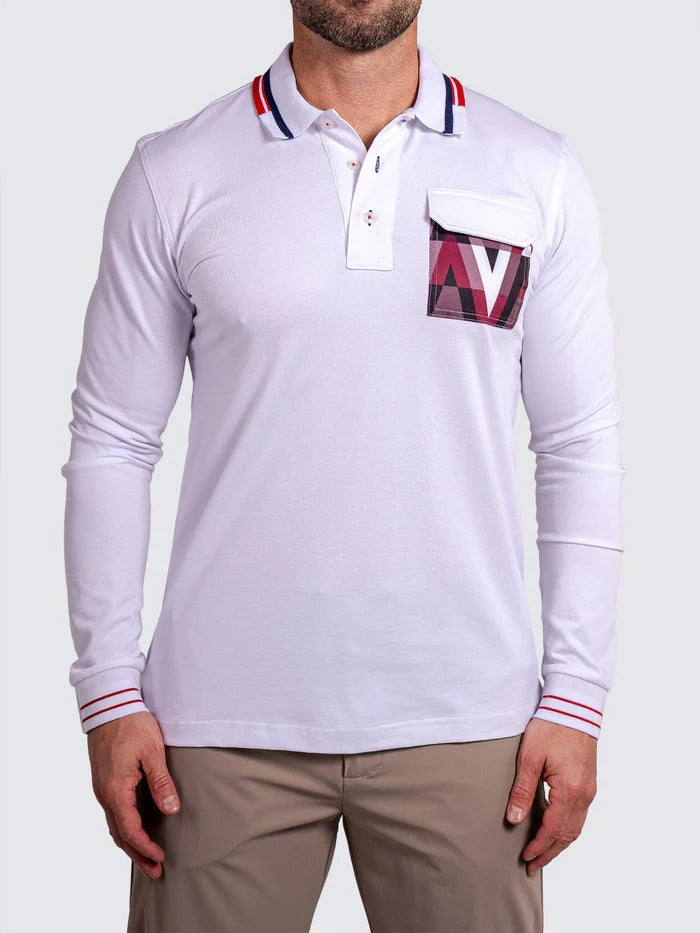 Maceoo Stretch Polos | Polo TipAscension0081 White