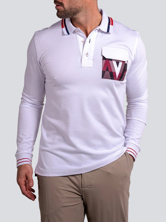 Maceoo Stretch Polos | Polo TipAscension0081 White