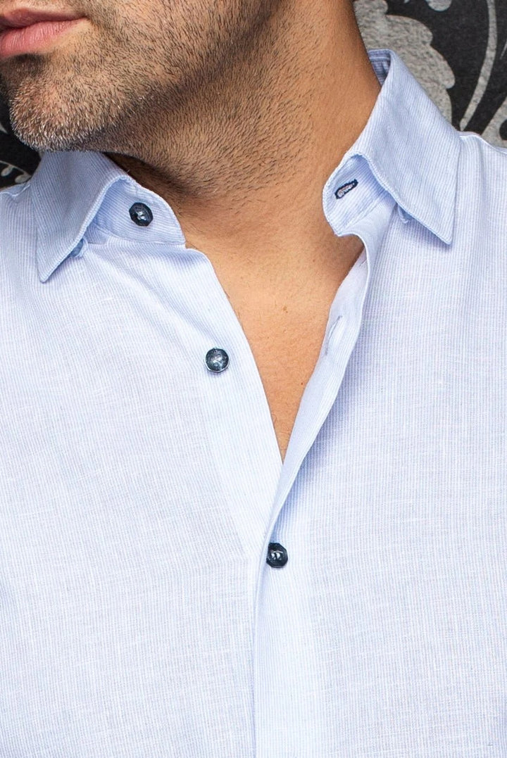 Au Noir Stretch Shirt | Gere Blue