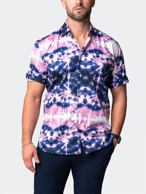 Short Sleeve Galileo TieDyeStars Bluei [Size 3XL/7]
