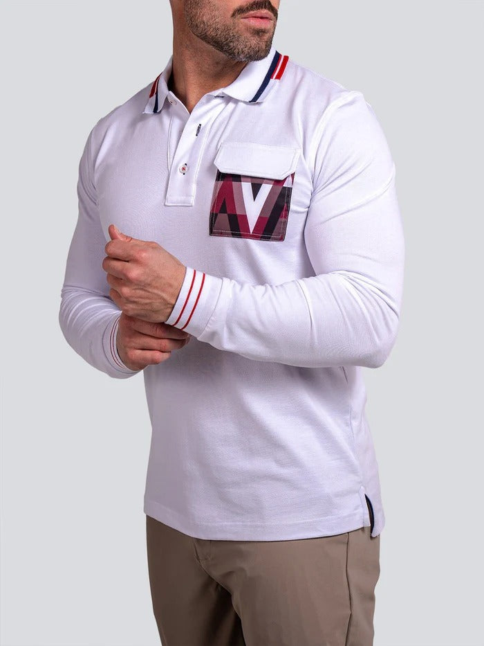 Maceoo Stretch Polos | Polo TipAscension0081 White