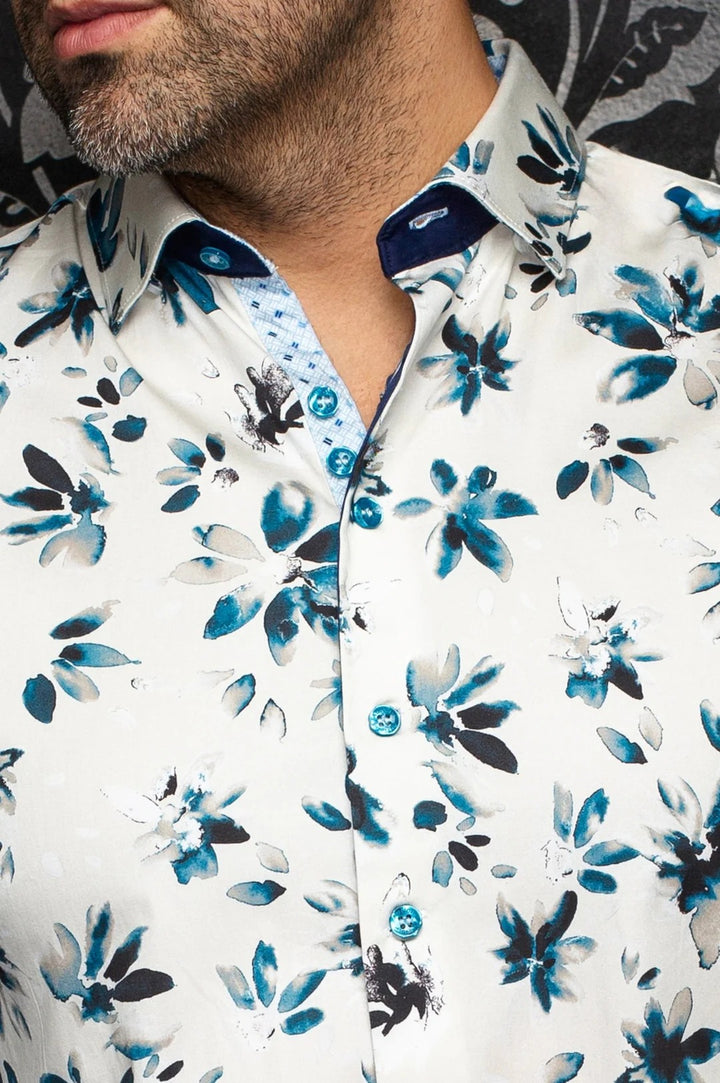 Au Noir Stretch Shirt | Amaro Beige