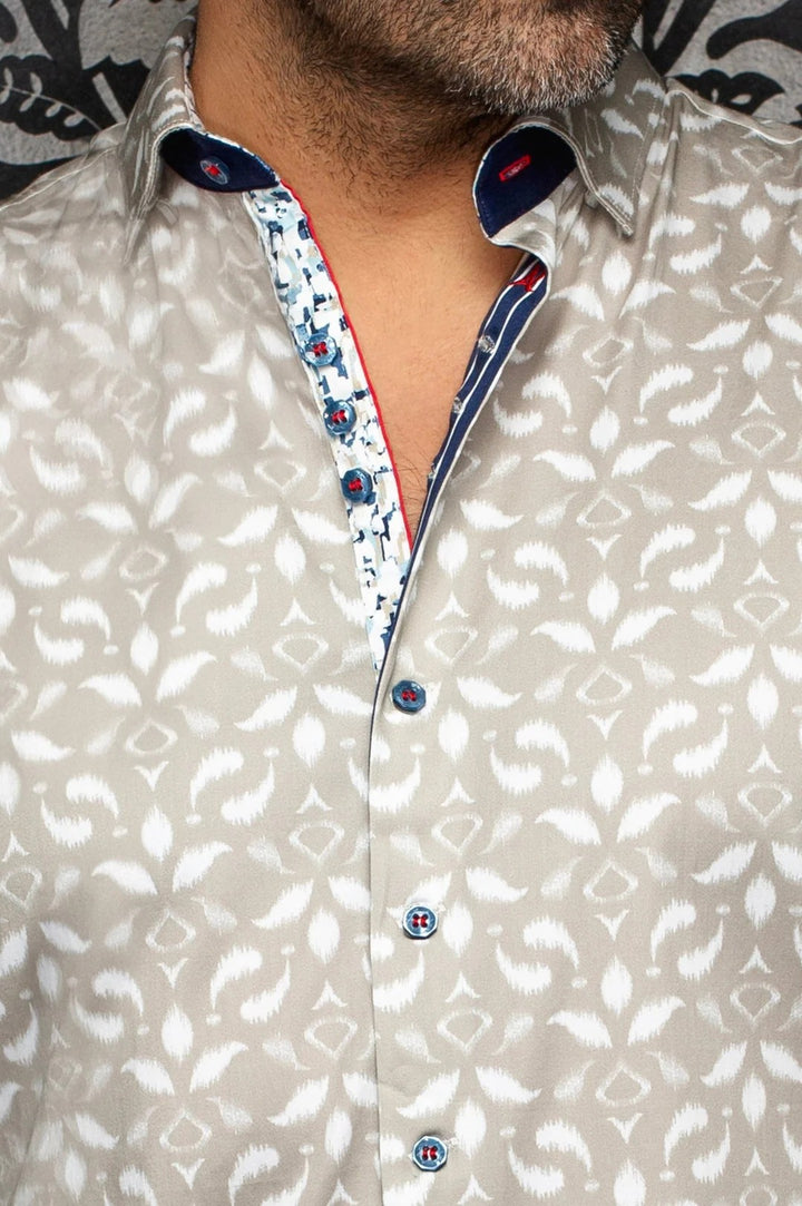 Au Noir Stretch Shirt | Pelosa Stone