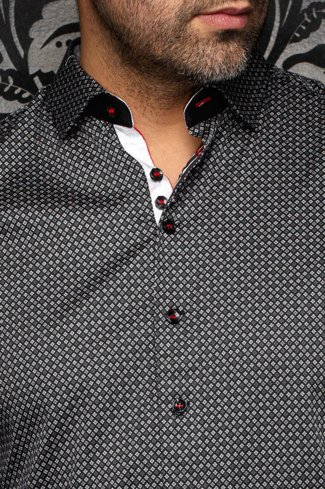 Au Noir Stretch Shirt | Sabah Black