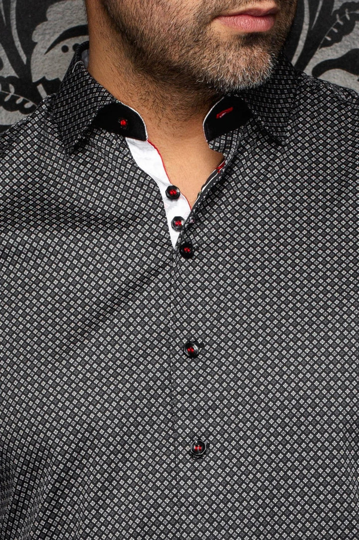 Au Noir Stretch Shirt | Sabah Black