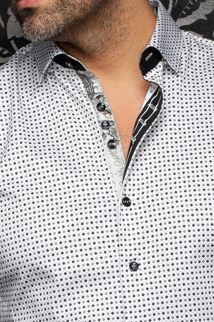 Au Noir Stretch Shirt | Sabah Gray