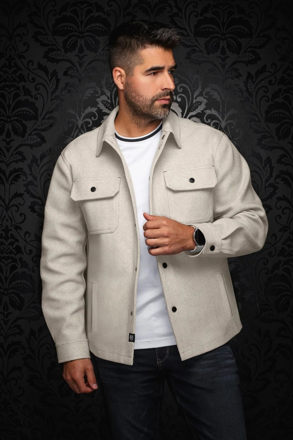 Au Noir Jacket | Danali Light Biege