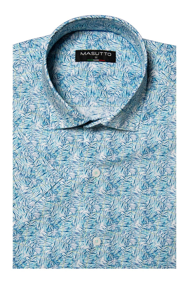Masutto Short-Sleeve Shirt | BARI-55
