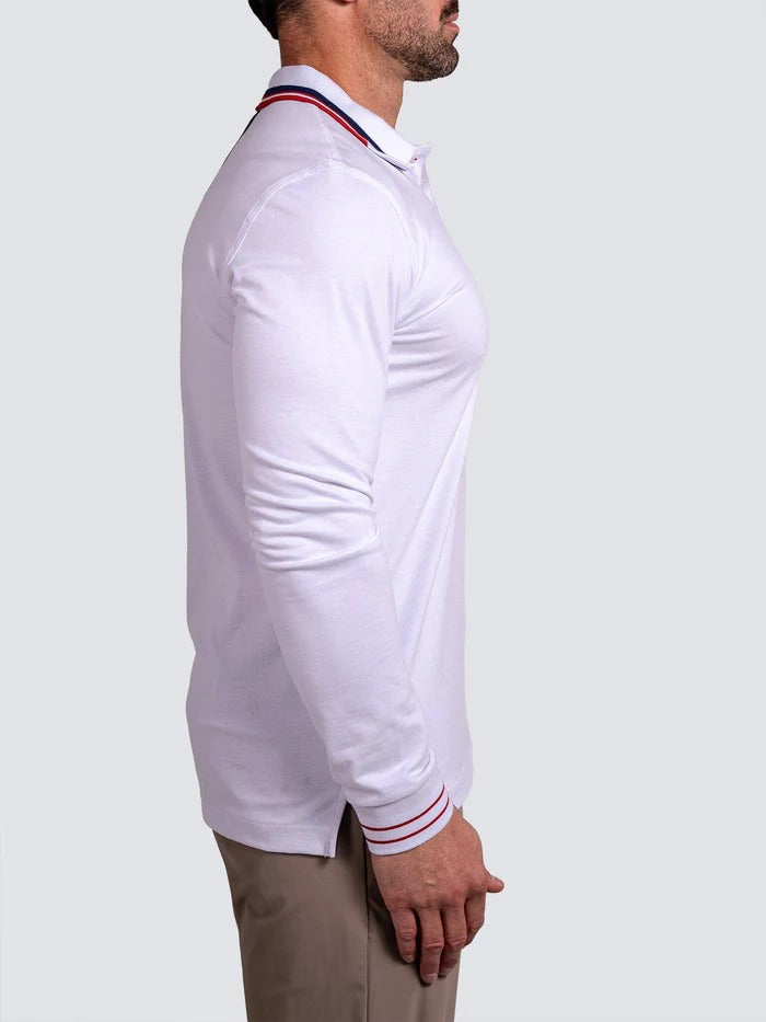 Maceoo Stretch Polos | Polo TipAscension0081 White
