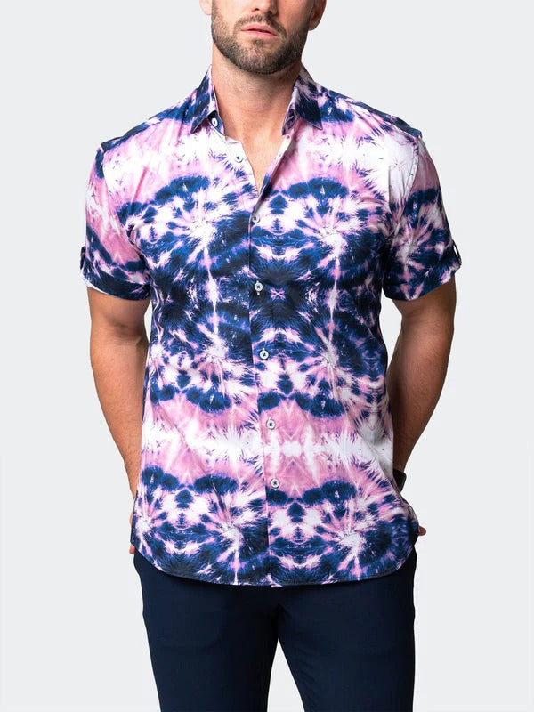 Short Sleeve Galileo TieDyeStars Bluei [Size 3XL/7]