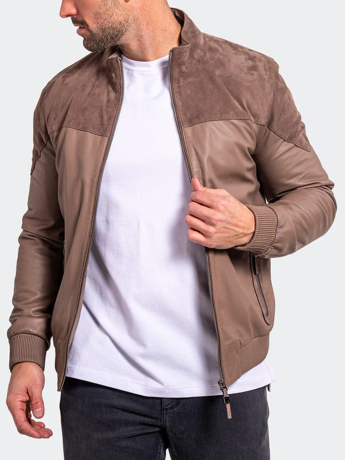 Maceoo Jacket | Leather Ascension0013 Brown