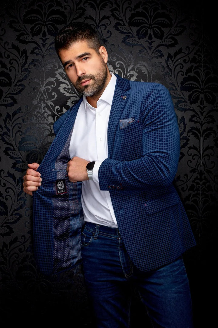 Au Noir Stretch Blazer | Blazer Hemsworth Navy